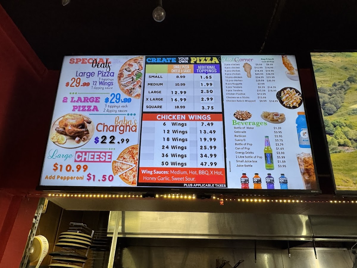 Menu Baba's Pizza & Wings-8